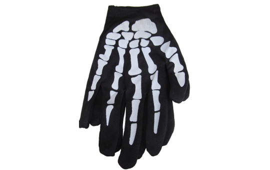 Skelett-Handschuhe - für Erwachsene - 1 Paar 