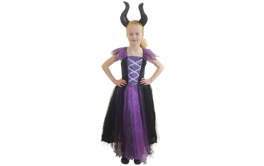 Kostüm - Böse Fee - für Kinder - 2-teilig - verschiedene Größen 