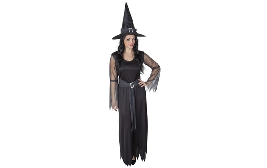 Kostüm - Hexenlady - für Erwachsene - 2-teilig - verschiedene Größen 
