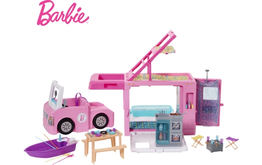 Barbie - 3-in-1 Abenteuer-Camper 