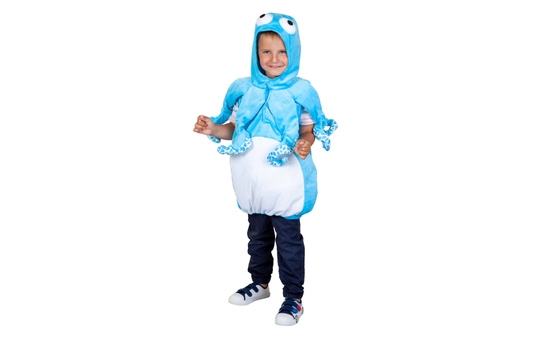Kostüm - Kleiner Oktopus - für Kinder - Größe 98/104