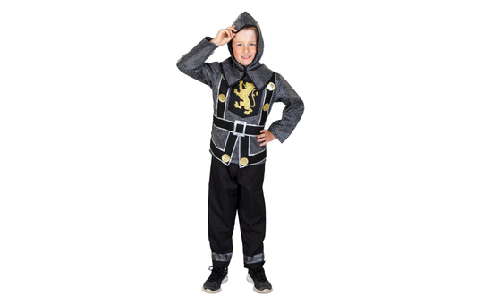 Kostüm - Schwarzer Ritter - für Kinder - 3-teilig - verschiedene Größen 