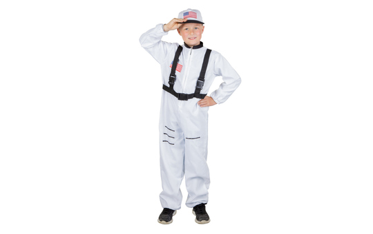 Kostüm - Astronautenjunge - für Kinder - 2-teilig - Größe Gr. 134-140