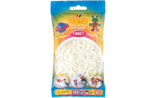 Hama Bügelperlen - 1000 Perlen - leuchtgrün 