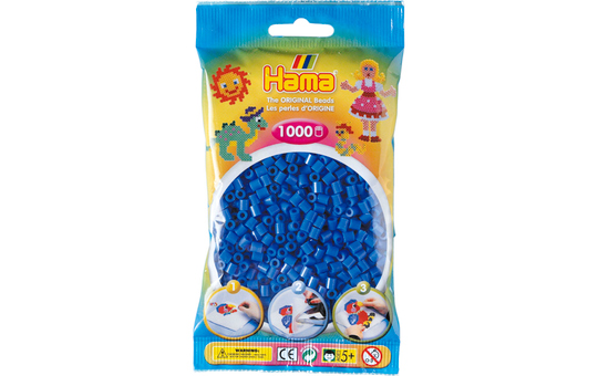 Hama Bügelperlen - 1000 Perlen - hellblau 