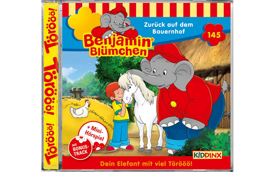 Benjamin Blümchen - Hörspiel CD - Folge 145 - Zurück auf dem Bauernhof 