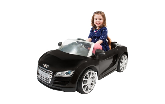 Kinder-Elektrofahrzeug - Audi R8 Cabrio - schwarz 