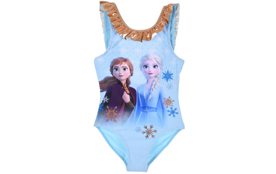 Die Eiskönigin 2 - Badeanzug - Anna und Elsa - blau- verschiedene Größen erhältlich 
