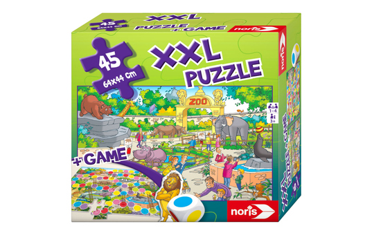 XXL Puzzle + Spiel - Zoo - 45 Teile 