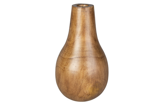 Vase - aus Holz - ca. 15 x 26 cm 