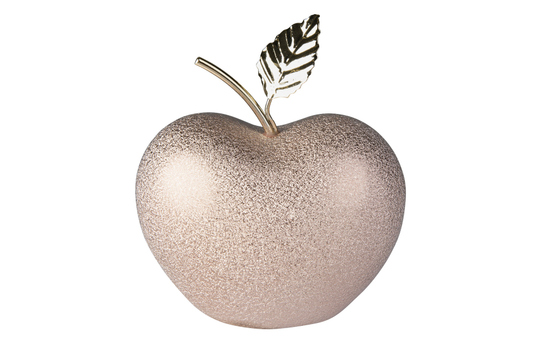 Deko-Apfel - aus Dolomit - ca. 13 x 9,5 x 14 cm 
