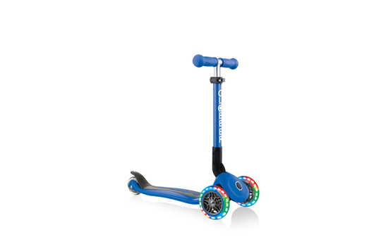 Scooter - Globber Junior - blau - mit Rucksack 