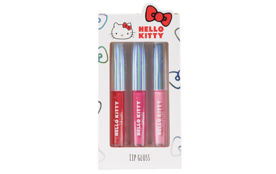 Hello Kitty - Lip Gloss - 3er Set 