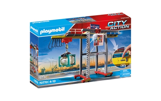 Playmobil® 70770 - Portalkran mit Containern - Playmobil® City Action 