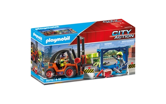 Playmobil® 70772 - Gabelstapler mit Fracht - Playmobil® City Action 