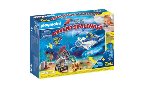 Playmobil® Adventskalender 70776 - Badespaß Polizeitaucheinsatz 