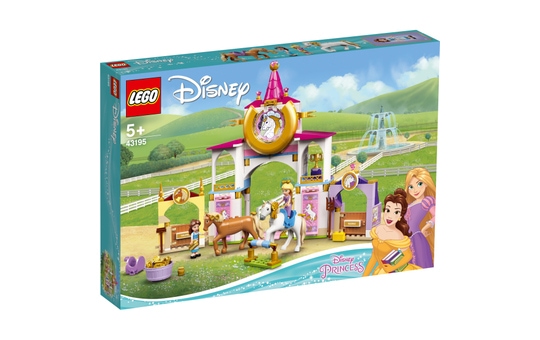 LEGO® Disney Princess™ 43195 - Belles und Rapunzels königliche Ställe 