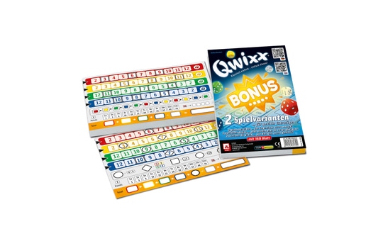Qwixx Bonus - Zusatzblöcke für Qwixx 