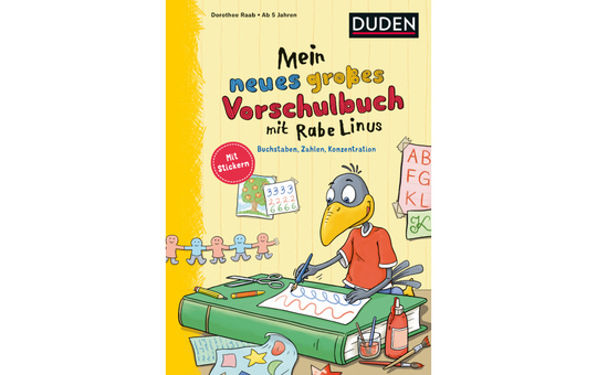 DUDEN - Mein neues großes Vorschulbuch mit Rabe Linus 