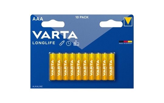 Varta Batterien - Longlife AAA - 10er Pack  