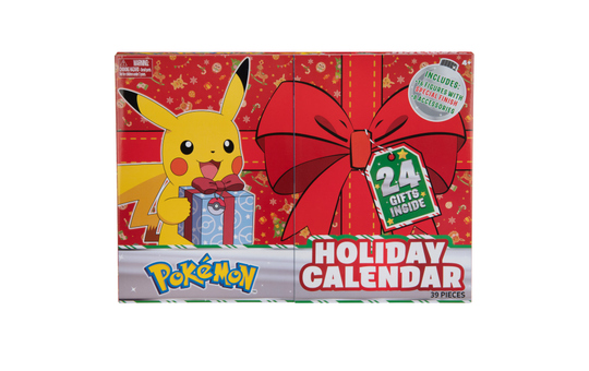 Pokemon Adventskalender 2021 Weinachts-Kalender Kinder-Spielzeug Booster Zubehör 