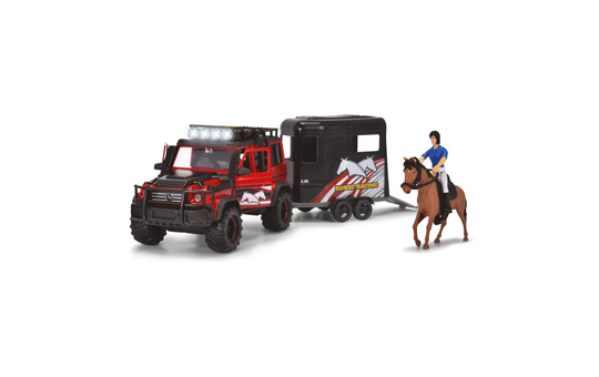 Pferdetransporter mit Anhänger - Horse Trailer Set 