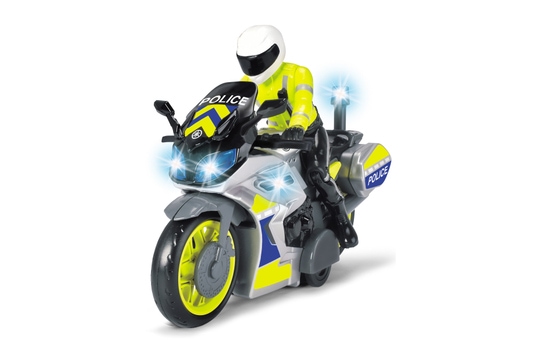 Dickie - Polizei Motorrad blau-silber  