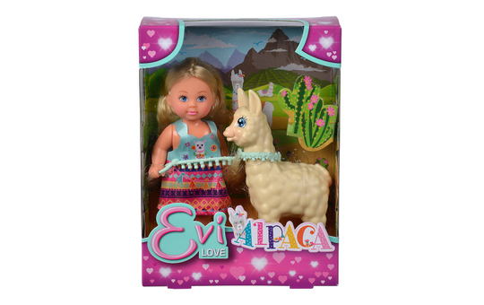 Evi Love - Puppe mit Alpaca 