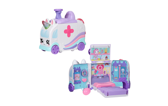 Kindi Kids - Krankenwagen-Spielset im Einhorn-Design 