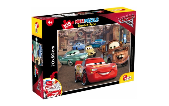 Disney Cars - Maxi Puzzle - Double Face - 2-in-1 