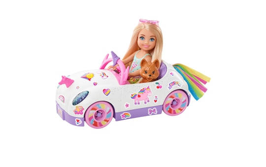 Barbie - Chelsea Einhorn-Auto Spielset 