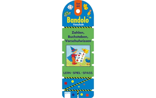 Bandolo - Set 64 - Zahlen, Buchstaben, Vorschulwissen 