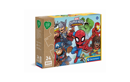 Marvel Superhero - Play for Future - Maxi Puzzle 24 Teile 