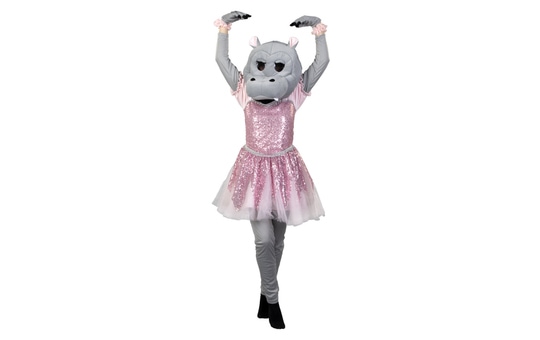 The Masked Singer - Kostüm - Nilpferd - für Erwachsene - 6-teilig - verschiedene Größen 
