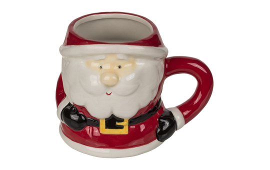 Tasse - Weihnachtsmann - aus Keramik - ca. 330 ml - ca. 10 x 9 cm 
