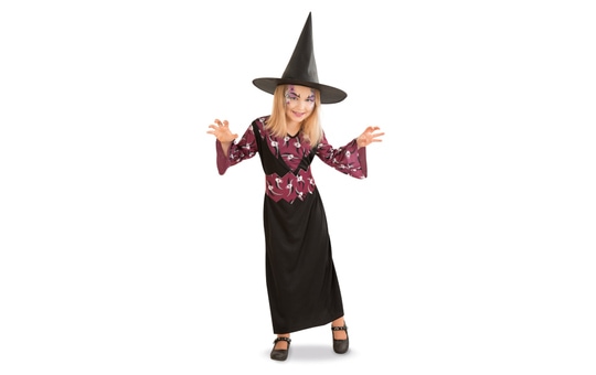 Kostüm - Hexe - für Kinder - 2-teilig - 