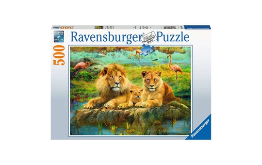 Puzzle - Löwen in der Savanne - 500 Teile  