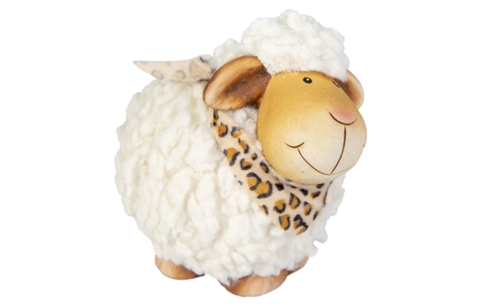 Schaf - aus Terrakotta - ca. 11,5 x 7 x 10,5 cm 