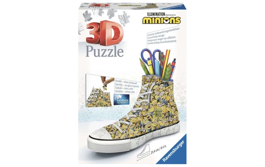3D Puzzle - Sneaker - Minions - 108 Teile  