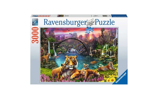 Puzzle - Tiger in paradisischer Lagune - 3000 Teile  