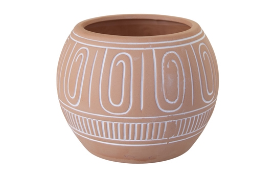 Pflanzgefäß - aus Keramik - ca. 14,5 x 14,5 x 11,5 cm 