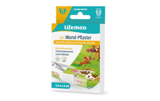 Lifemed® - Kinderpflaster - Farmtiere - ca. 0,5 m x 6 cm 
