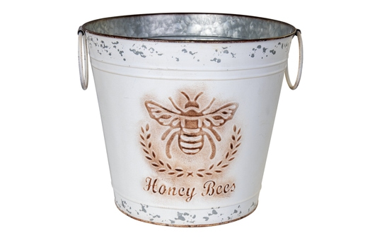 Pflanztopf - Honey Bees - ca. 29,5 x 28,5 x 27,5 cm 