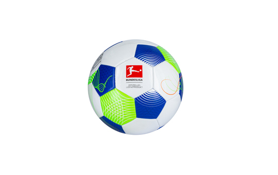 Derbystar - Bundesliga Fußball - Größe 5 - blau/grün 