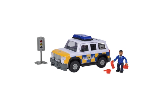 Feuerwehrmann Sam - Polizeiauto mit Figur  