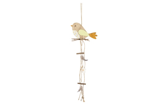 Dekohänger - Vogel - aus Holz - ca. 16 x 1 x 58 cm 