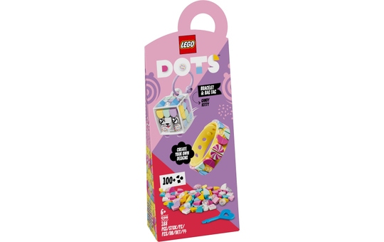 LEGO® DOTS 41944 - Candy Kitty Armband & Taschenanhänger 