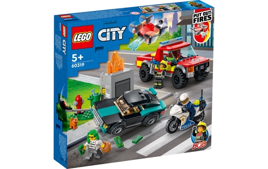 LEGO® City 60319 - Löscheinsatz und Verfolgungsjagd 