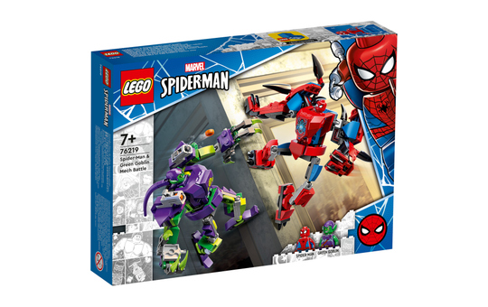 LEGO® Marvel Super Heroes 76219 - Spider-Mans und Green Goblins Mech-Duell 