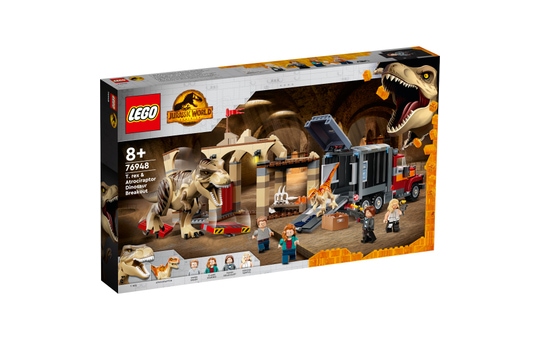 LEGO® Jurassic World™ 76948 - T. Rex & Atrociraptor: Dinosaurier-Ausbruch 